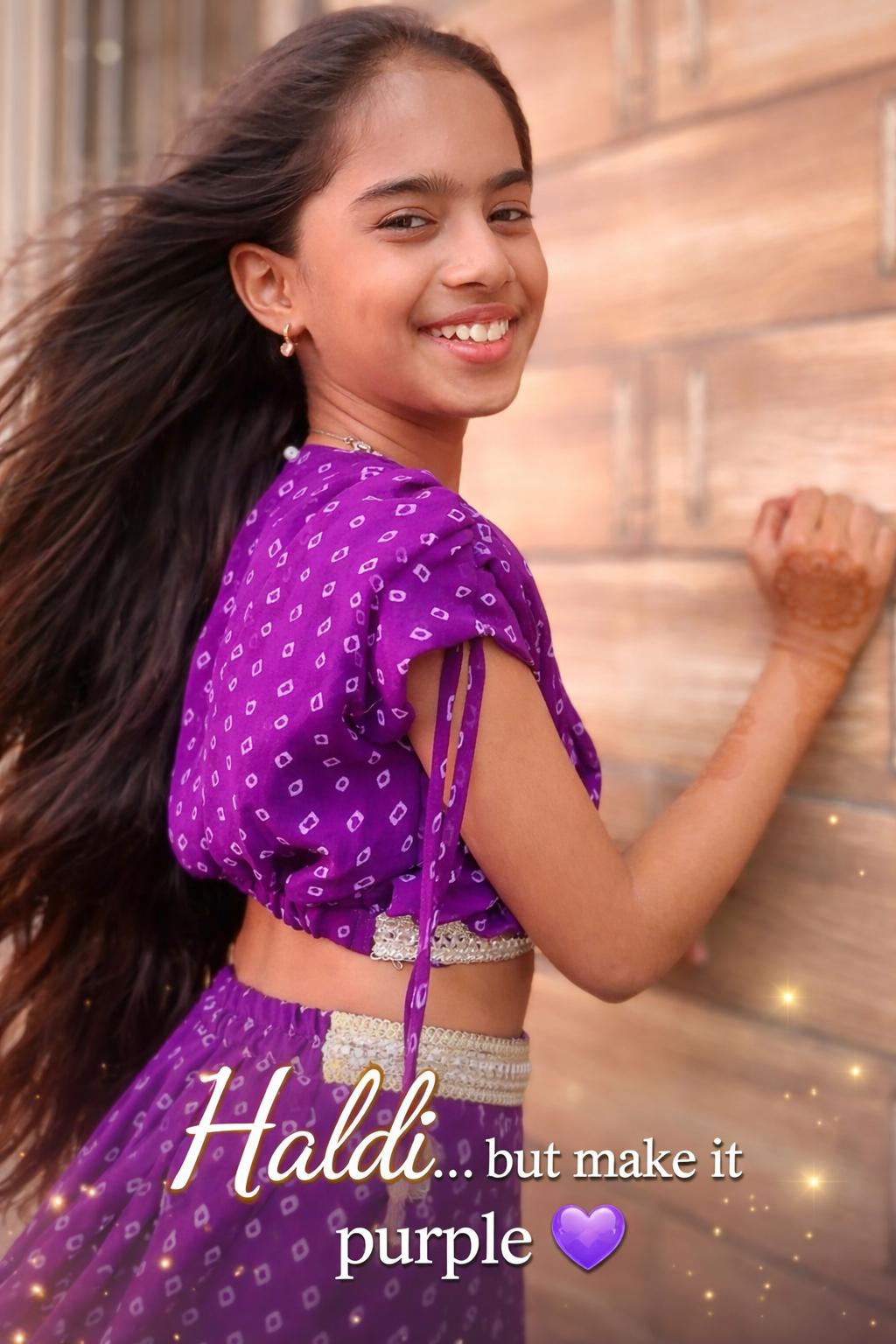 Aashi cheerful expression